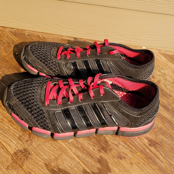 Adidas climacool black & pink size 8 womans - Picture 4 of 7